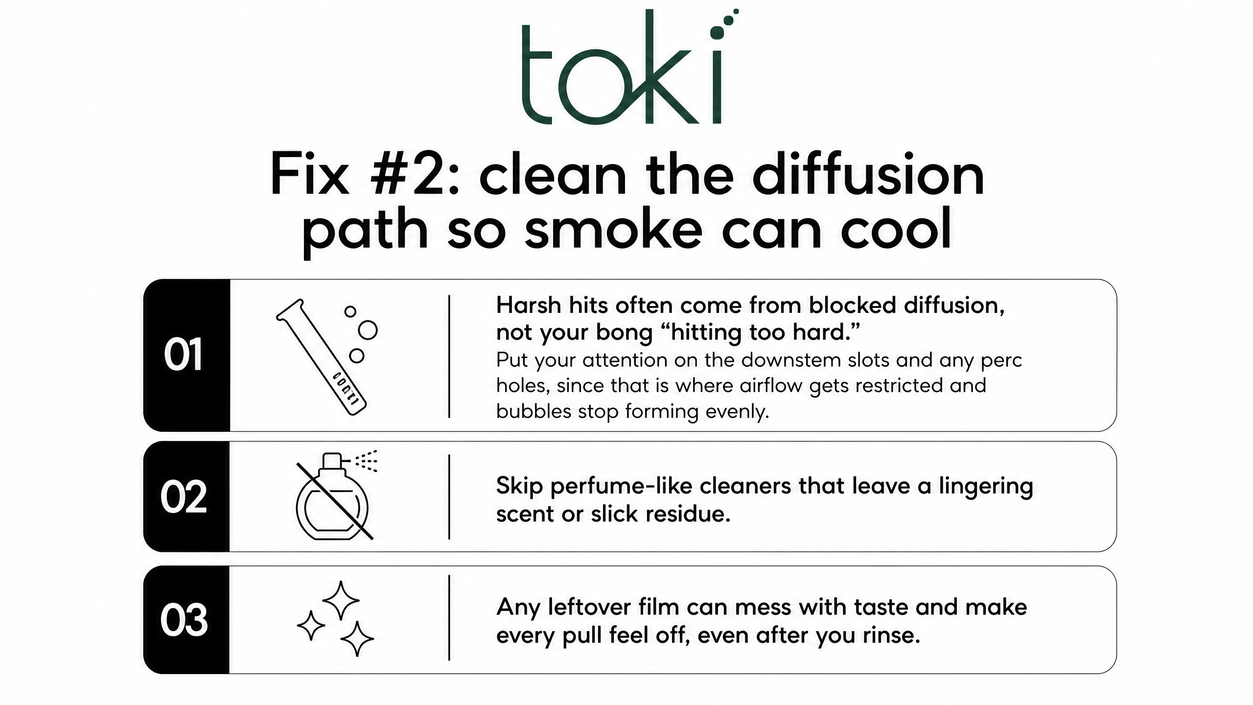 Fix #2: clean the diffusion path so smoke can cool