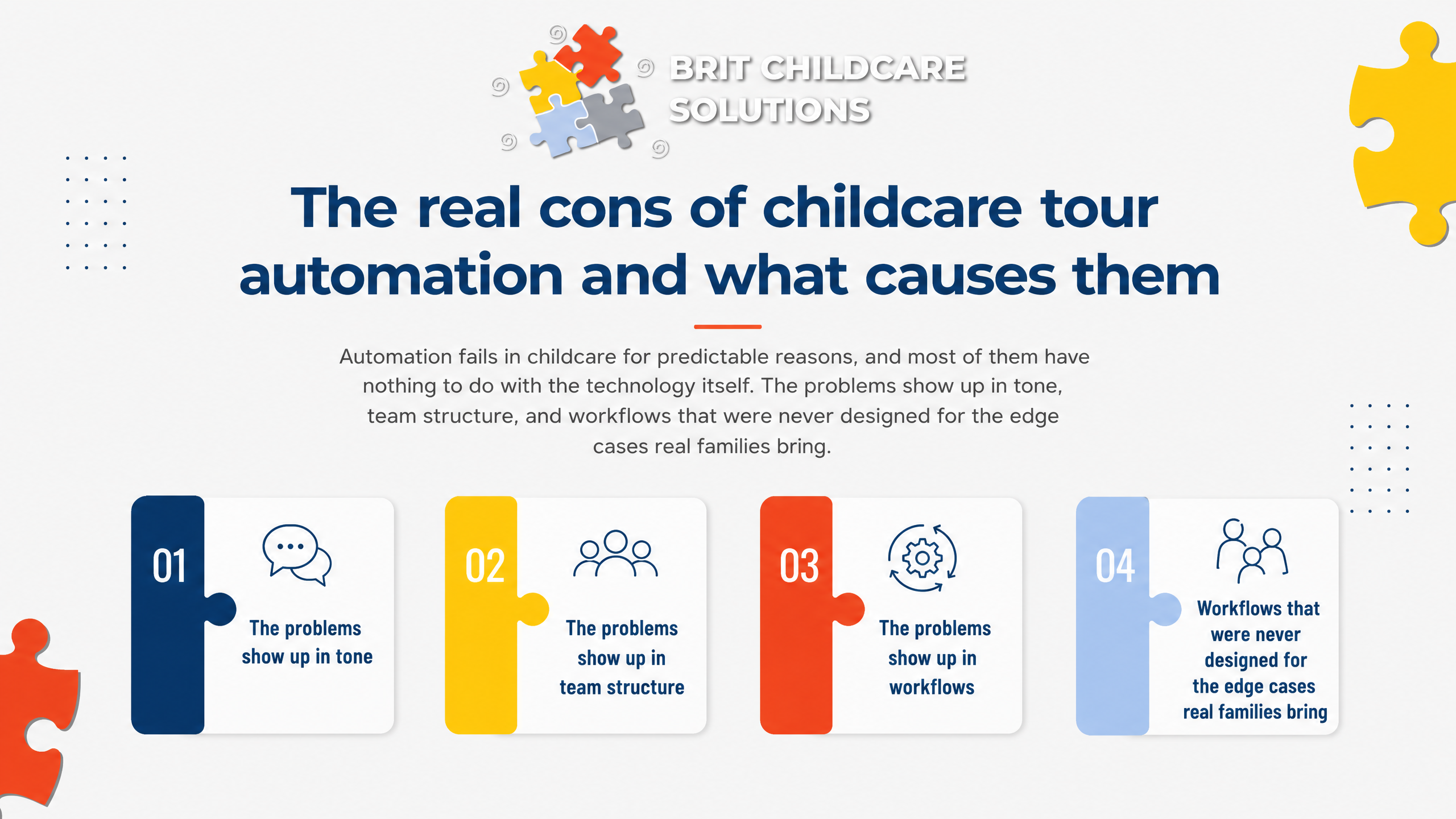 The real cons of childcare tour automation and what causes them
