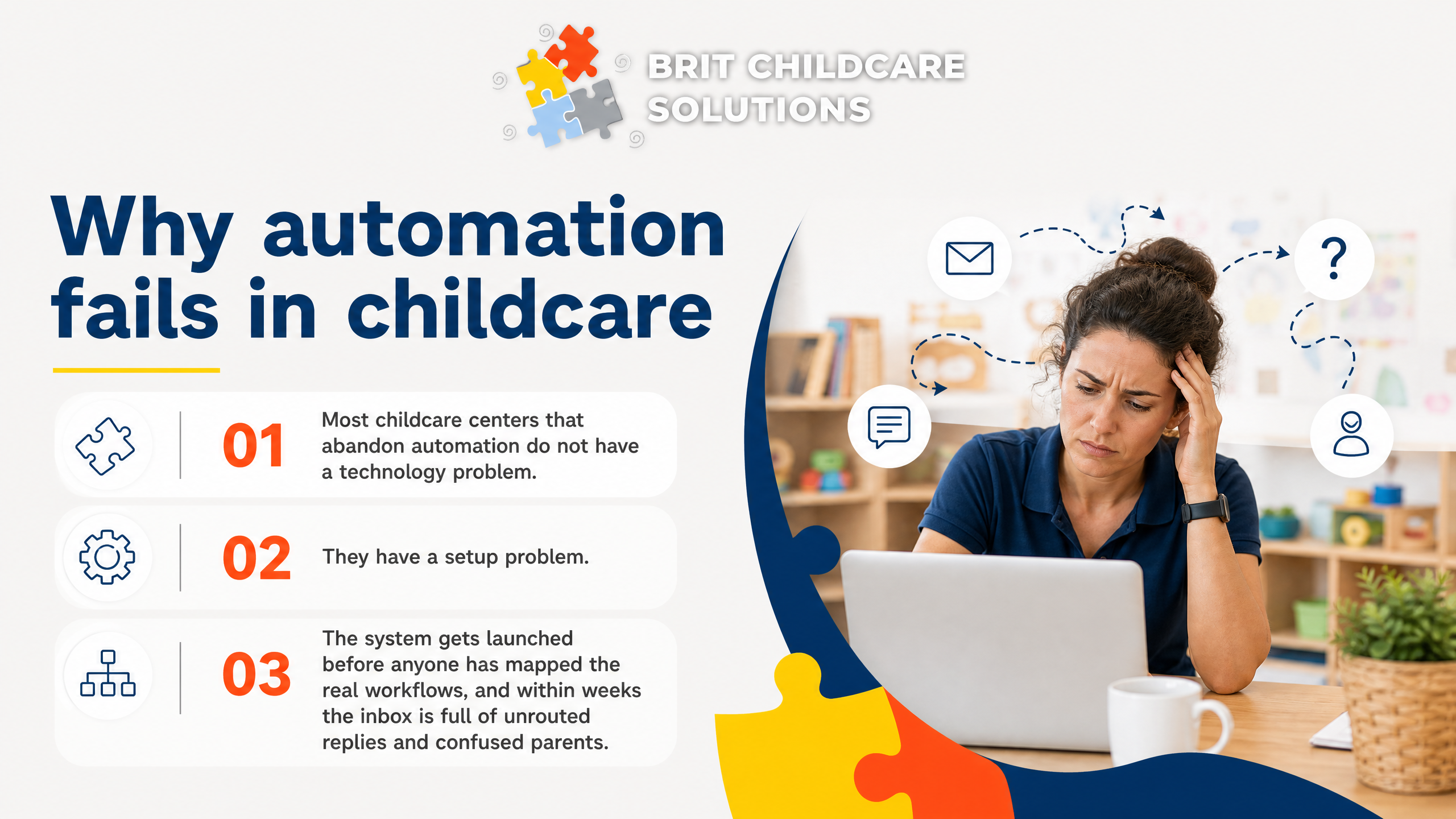 Why automation fails in childcare Why automation fails in childcare