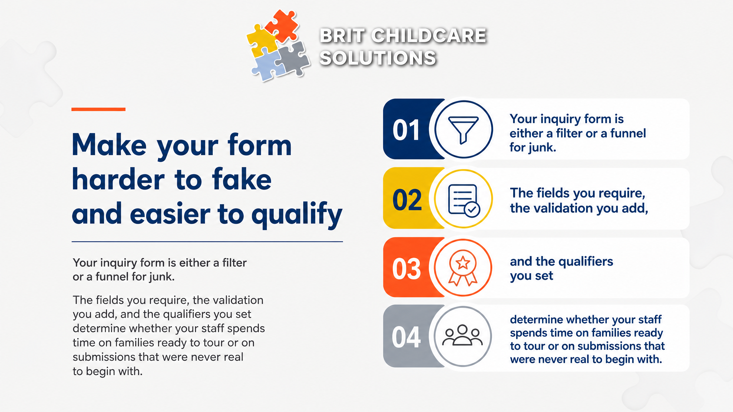 Make your form harder to fake and easier to qualify