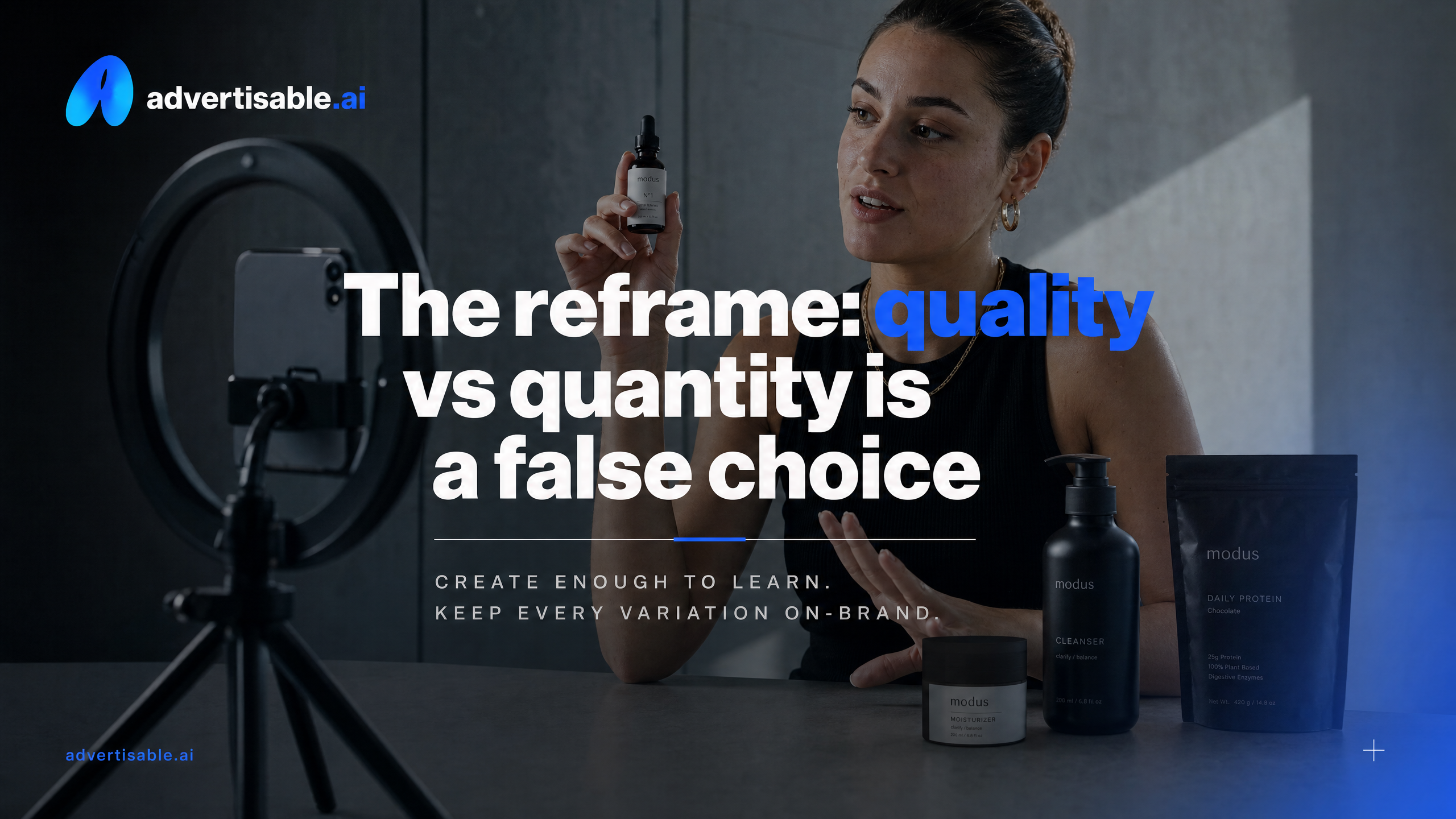 The reframe: quality vs quantity is a false choice