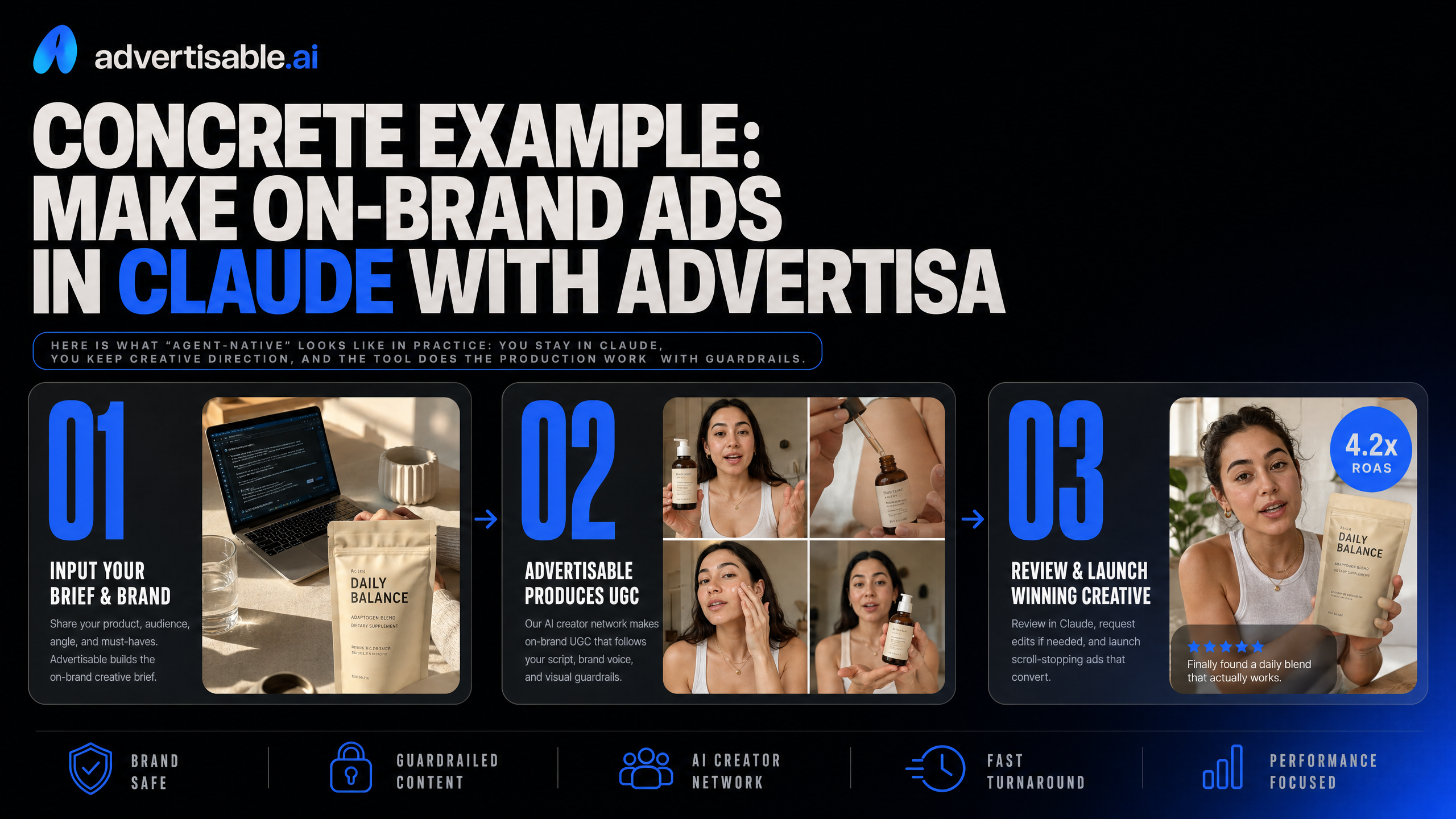 Concrete example: make on-brand ads in Claude with Advertisable