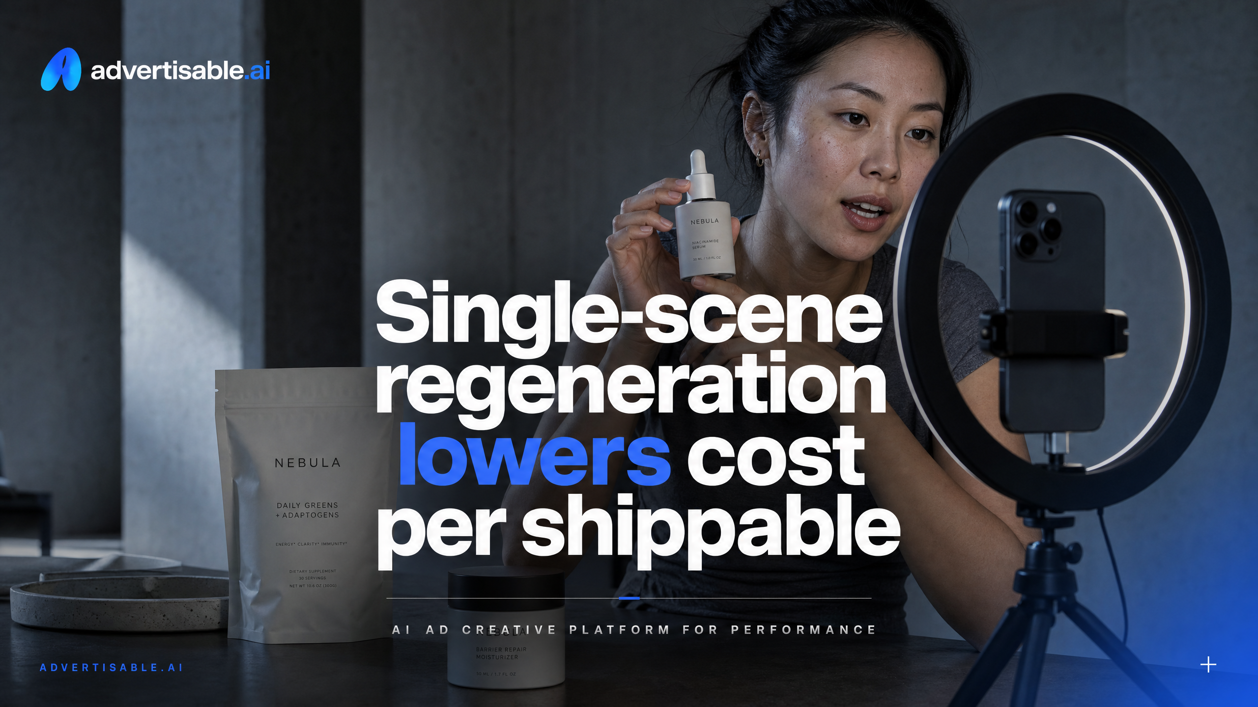 Single-scene regeneration lowers cost per shippable