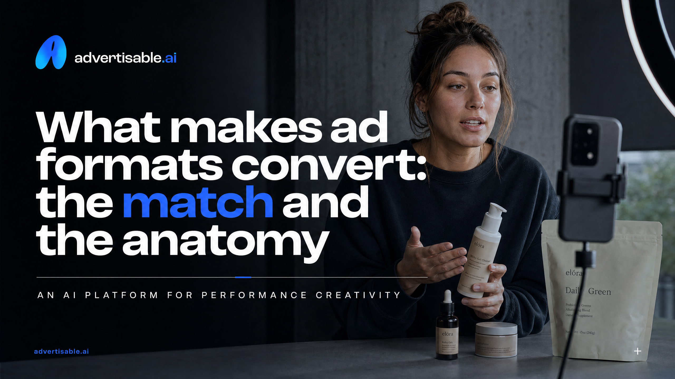 What makes ad formats convert: the match and the anatomy