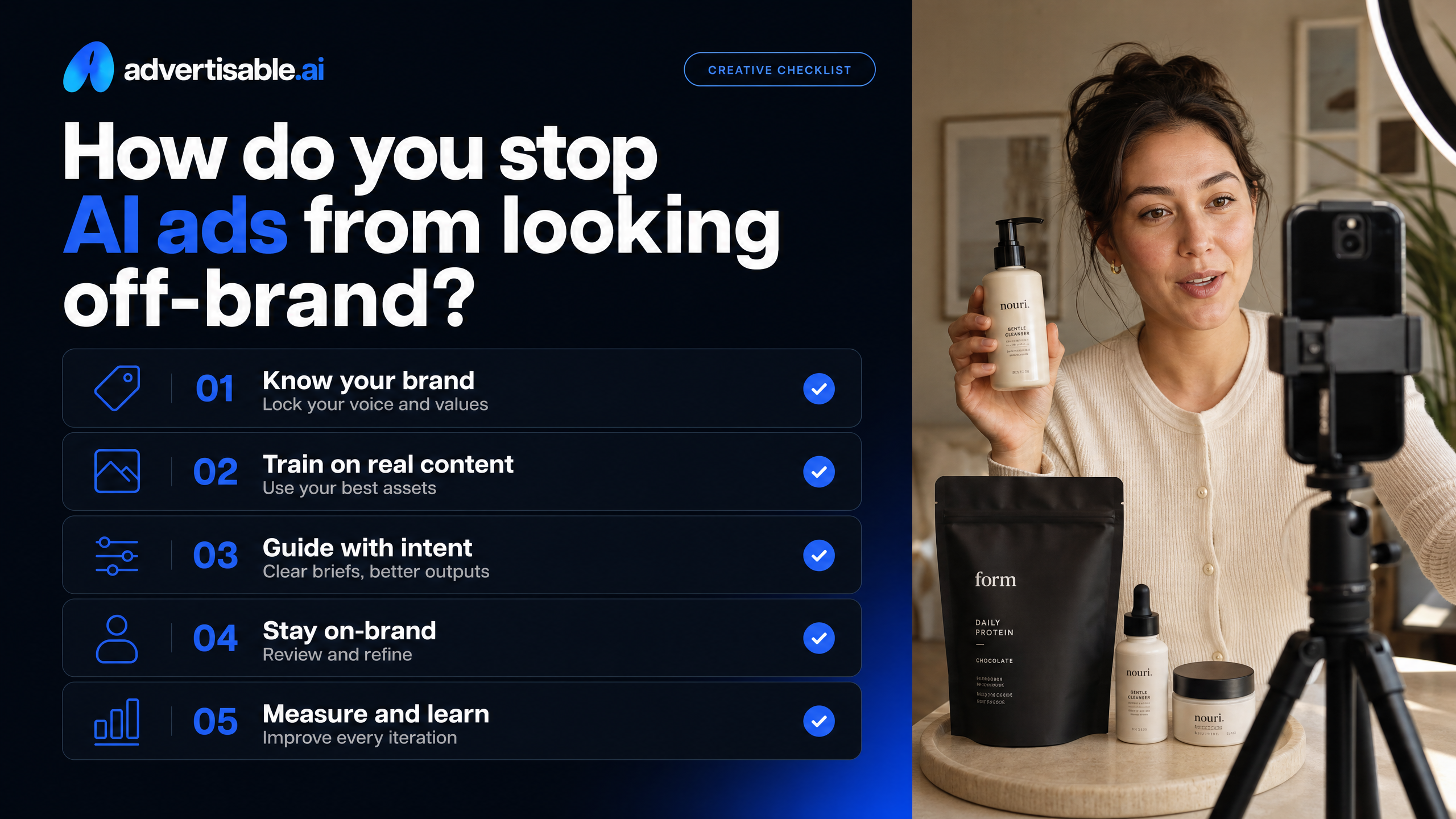 How do you stop AI ads from looking off-brand?