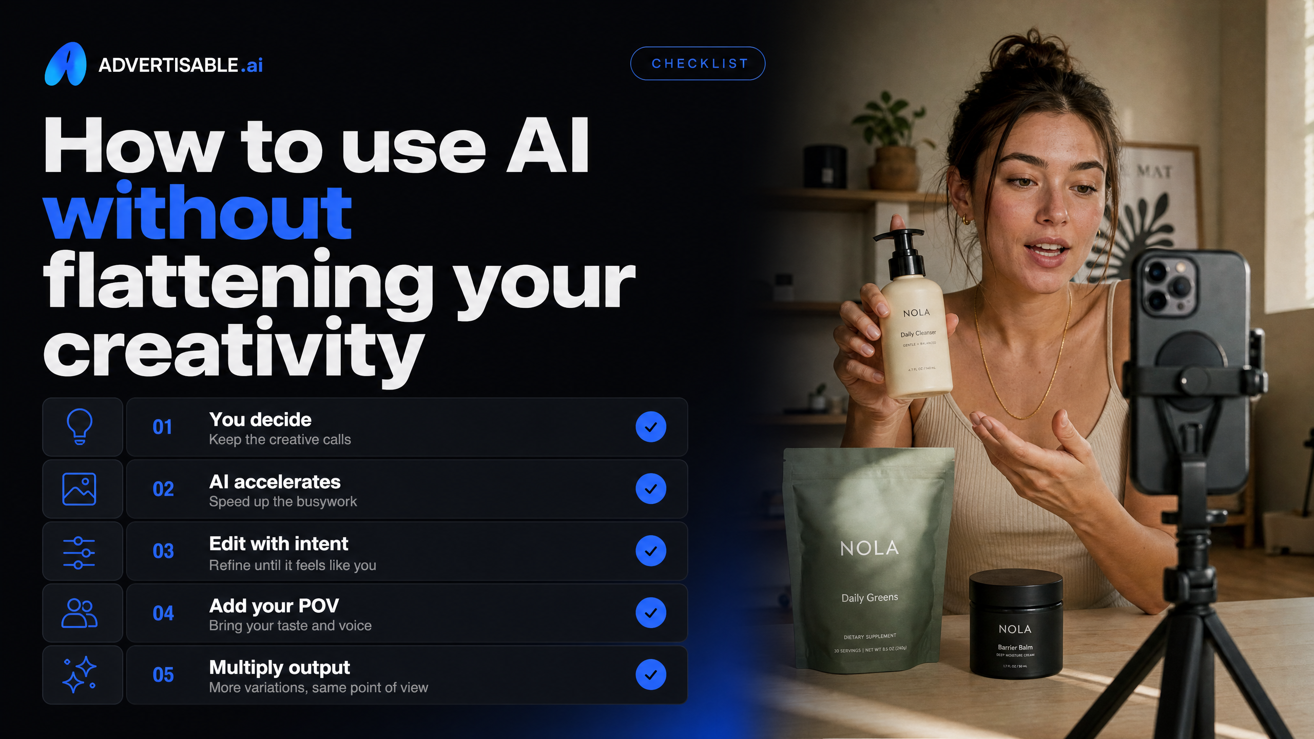 How to use AI without flattening your creativity