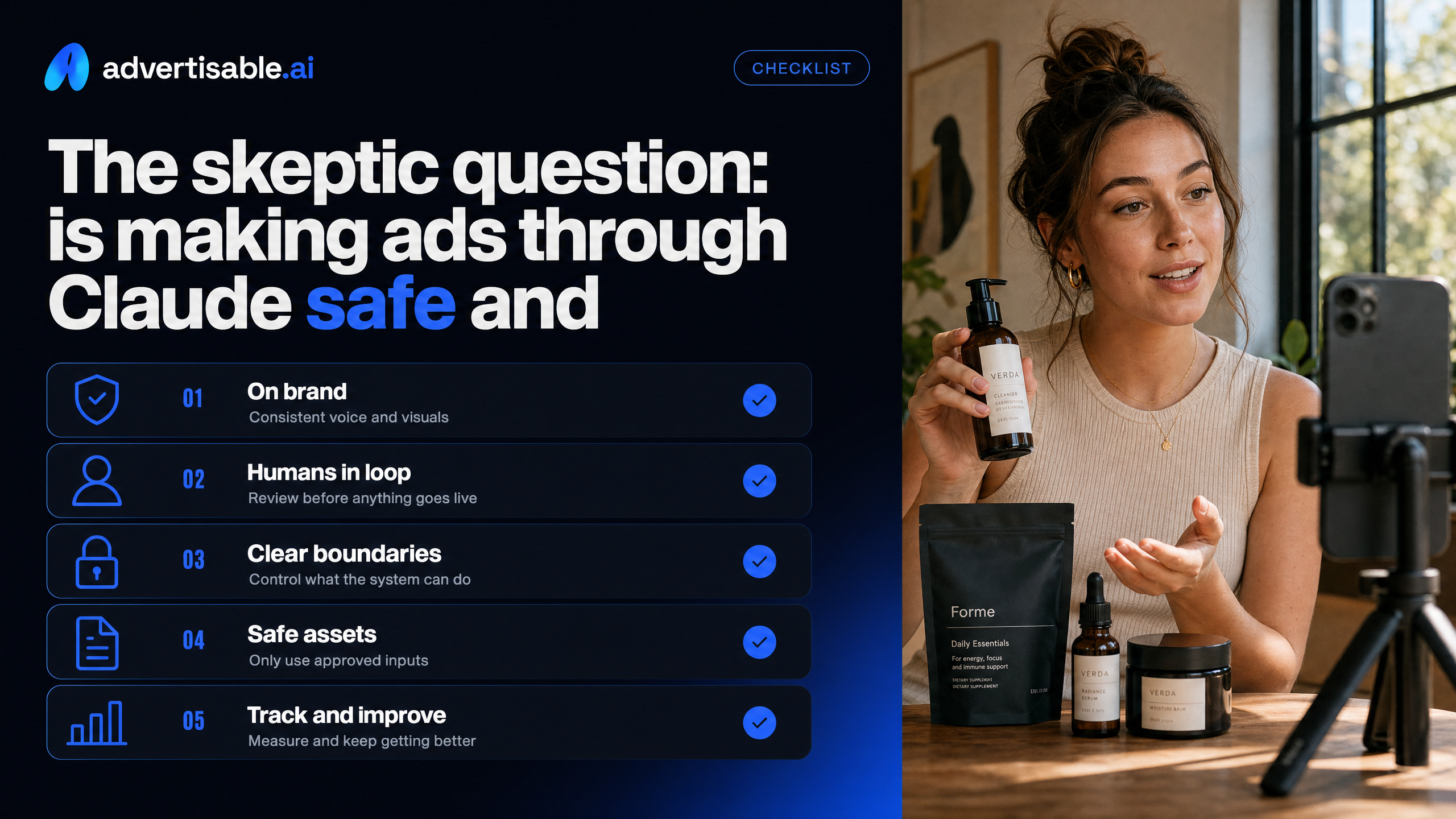 The skeptic question: is making ads through Claude safe and controlled