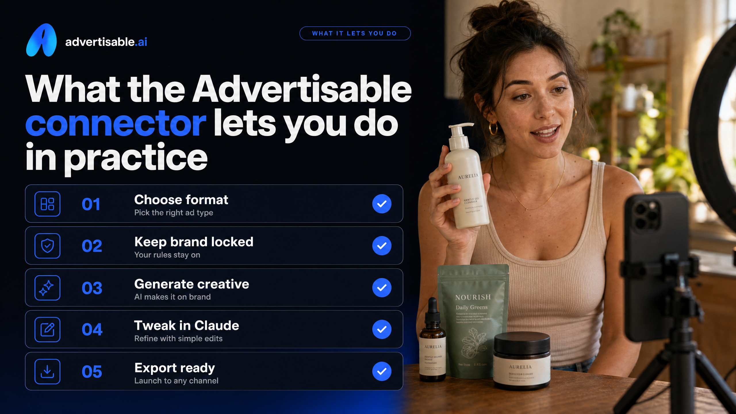 What the Advertisable connector lets you do in practice