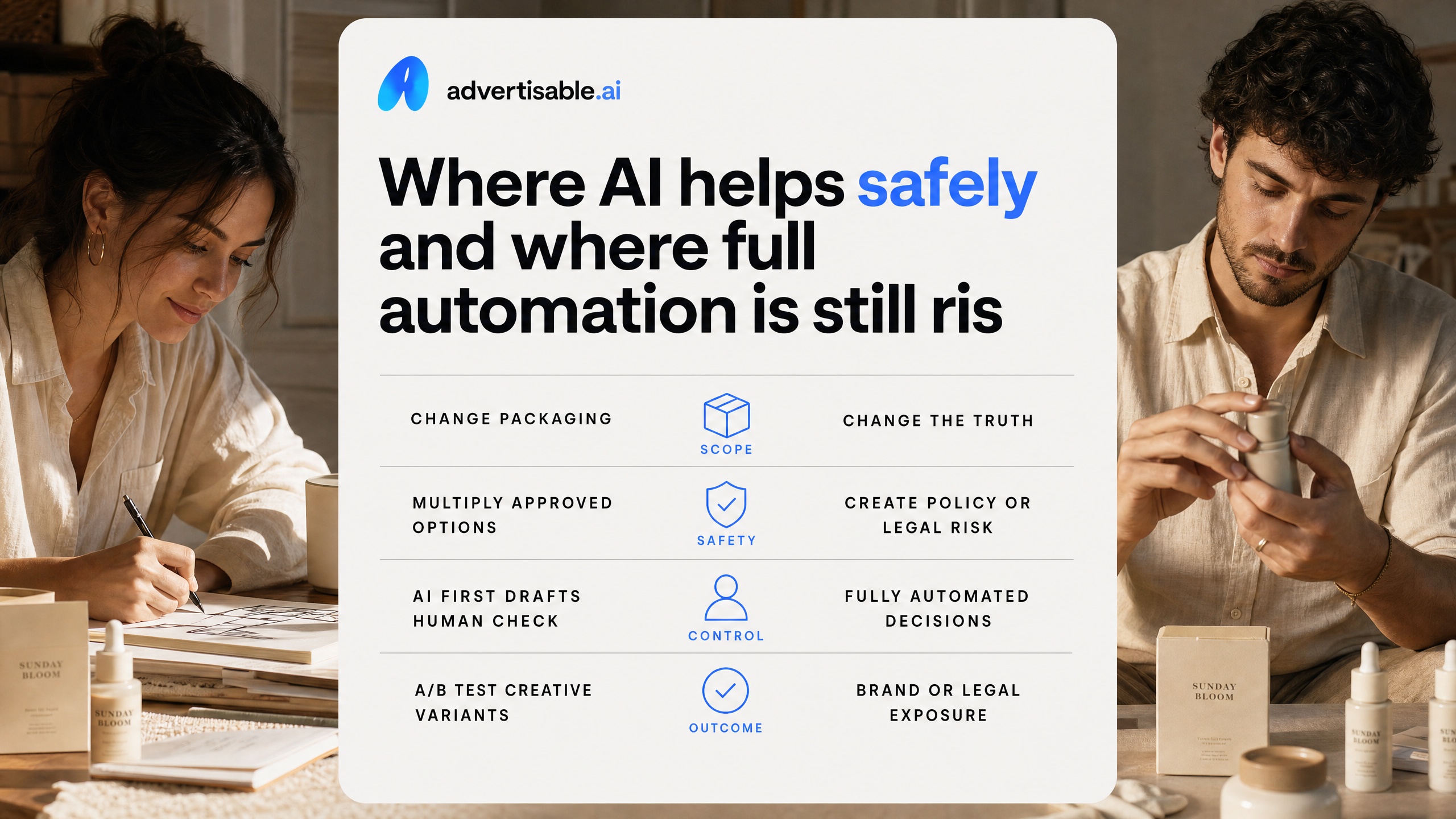 Where AI helps safely and where full automation is still risky