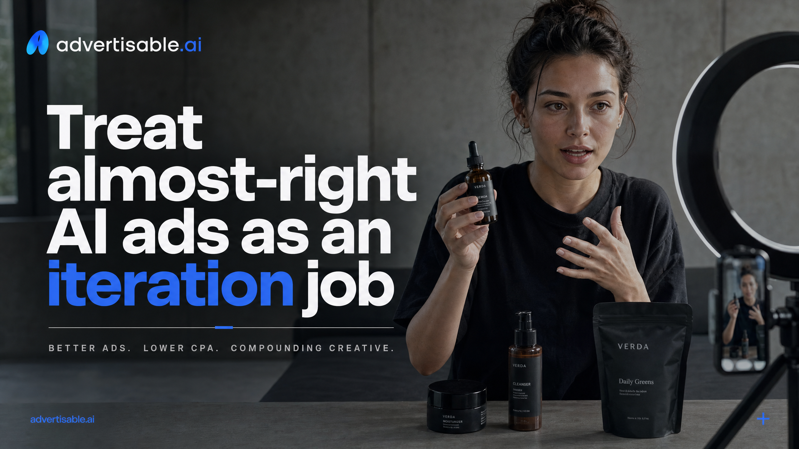 Treat almost-right AI ads as an iteration job