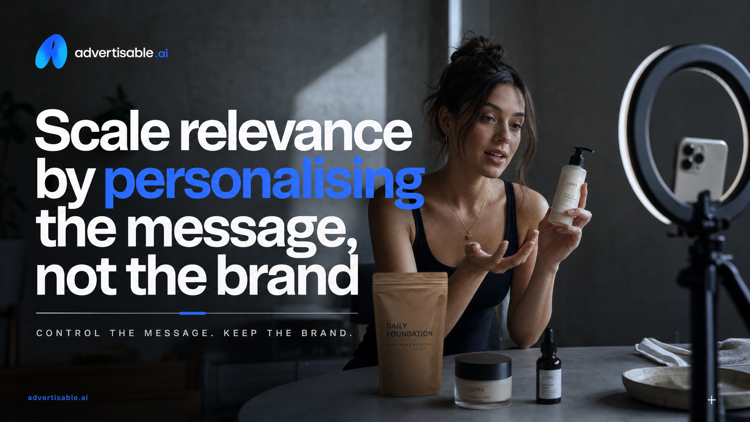 Scale relevance by personalising the message, not the brand